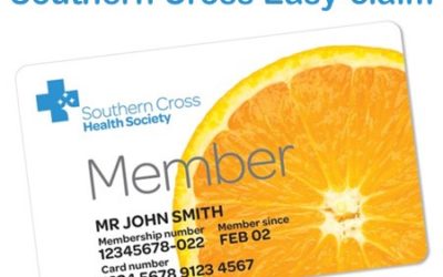 We are now registered with Southern Cross Health Society Easy-claim